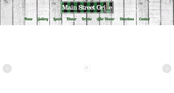 Desktop Screenshot of mainstreetgrilleniantic.com